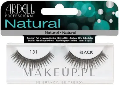 Ресницы накладные Ardell Natural Lashes 131, из натурального волоса, 2 шт