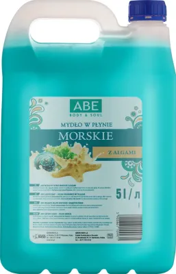 Мыло жидкое Abe Liquid Soap Морское с водорослями, для рук и тела, 5000 мл