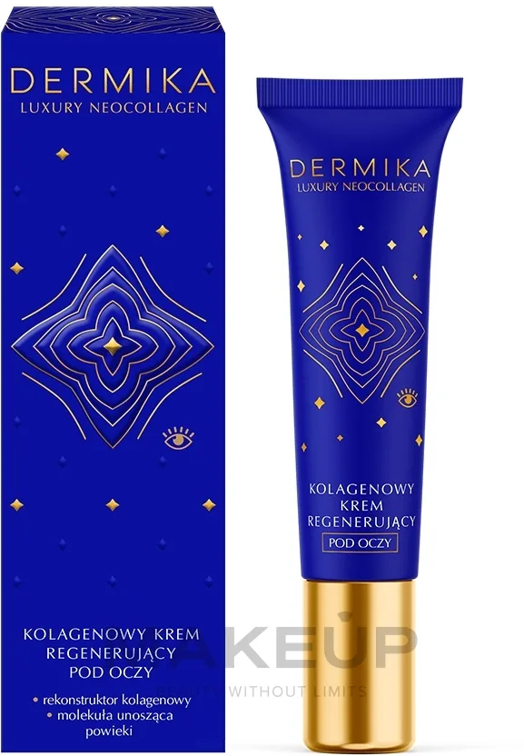 Крем для области вокруг глаз Dermika Neocollagen с коллагеном и маслом макадамии для зрелой кожи 15 мл