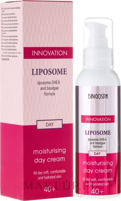 Крем для лица BingoSpa Liposome дневной увлажняющий против морщин 40+ 135 г