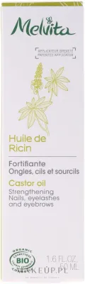 Масло для ресниц и ногтей Melvita Huiles de Beaute Castor Oil касторовое, укрепляющее, 50 мл