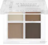 Палетка натуральных теней для век Benecos Natural Quattro Eyeshadow 4 оттенка, оттенок Beautiful Eyes — фото 1