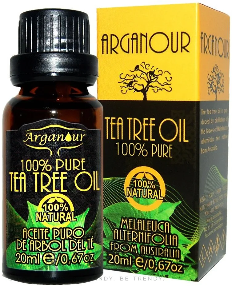 Эфирное масло чайного дерева Arganour 100% Pure Tea Tree Oil натуральное для кожи и волос 20 мл