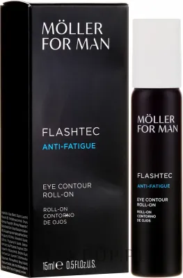 Роллер для кожи вокруг глаз Anne Möller Pour Homme Eye Contour Roll-On против отёчности и тёмных кругов, с кофеином, 15 мл