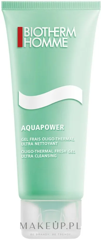 Очищающий термальный гель для лица Biotherm Homme Aquapower с глицерином для мужчин 125 мл