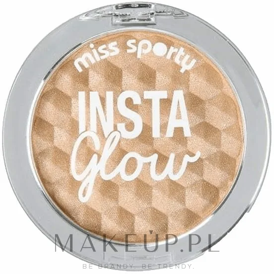 Компактная пудра-хайлайтер Miss Sporty Insta Glow Highlighter, 5 г