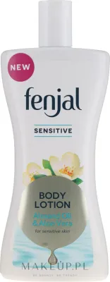 Fenjal Body Care Sensitive Body Lotion лосьон для тела для чувствительной кожи 200 мл, увлажняющий бальзам с миндальным маслом и пантенолом