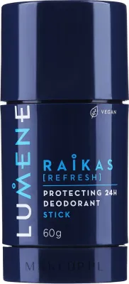 Lumene Raikas Refresh Protecting 24H Deodorant дезодорант-стик мужской, свежий хвойный аромат, 60 г