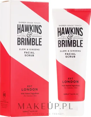 Hawkins & Brimble Hawkins & Brimble Elemi & Ginseng Pre Shave Scrub - Hawkins and Brimble Elemi and Ginseng Pre Shave Scrub скраб для лица мужской перед бритьём отшелушивающий 125 мл