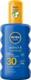 Спрей солнцезащитный для тела NIVEA SUN Protect & Moisture SPF 30 увлажняющий 200 мл — фото 1