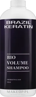 Шампунь для объёма волос Brazil Keratin Bio Volume с кератиновым комплексом и алоэ, 550 мл