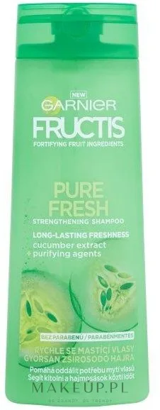 Шампунь для жирных волос Garnier Fructis Pure Fresh Shampoo укрепляющий, с экстрактом огурца, 400 мл