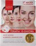 Czyste Piękno Czyste Piękno - 10-дневный курс масок для лица Чистая Красота против морщин с гиалуроновой кислотой 10 шт — фото 2