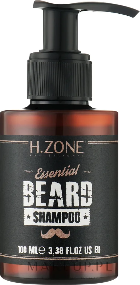 Шампунь для бороды H.Zone Essential Beard Shampoo питательный, очищающий и смягчающий, 100 мл