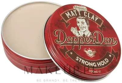 Глинка для волос Dapper Dan Matt Clay матирующая, сильной фиксации, 100 мл