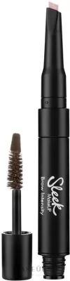 Гель для бровей Sleek MakeUP Brow Intensity 2 в 1, с хайлайтером, для стойкой укладки, 3 мл