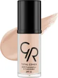 Тональная основа Golden Rose Total Cover 2 в 1 с корректором, 30 мл, оттенок 11 — фото 1