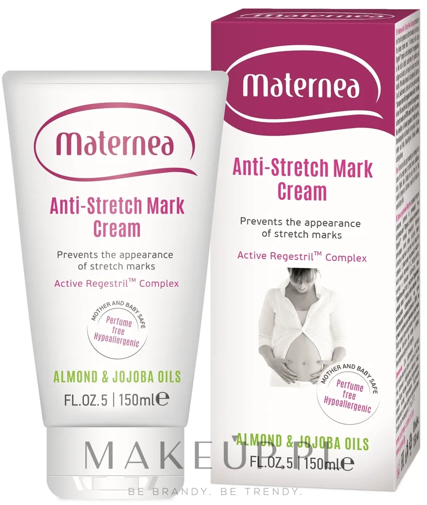 Крем для тела Maternea Anti-Stretch Marks от растяжек с миндальным маслом 150 мл