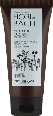 Крем для рук Phytorelax Laboratories Bach Flowers с миндальным маслом и витамином E увлажняющий 75 мл