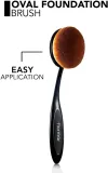 Овальная кисть для тональной основы Flormar Face Oval Foundation Brush — фото 3