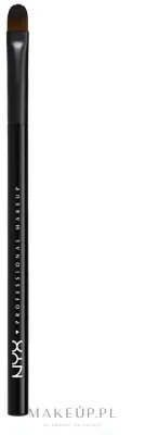 Кисть для растушёвки теней и карандашей NYX Professional Makeup Pro Flat Detail Brush B14, плоская, синтетическая