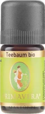 Масло чайного дерева эфирное Primavera Organic Tea Tree Oil, для кожи и ногтей
