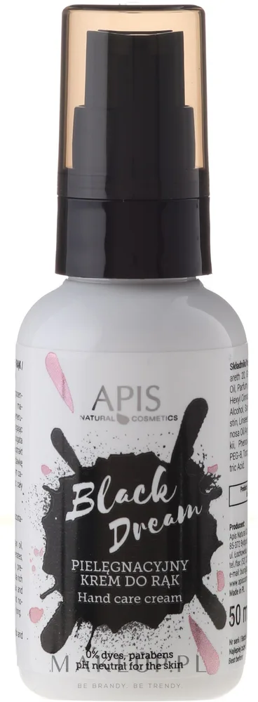Крем для рук APIS Professional Black Dream с маслом арганы, коллагеном и эластином 300 мл