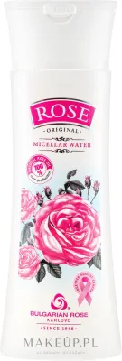 Розовая мицеллярная вода Bulgarian Rose с гидролатом и маслом дамасской розы и алоэ, 150 мл