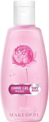 Гель для сухого мытья рук Bulgarian Rose Dry Wash Rose Hand Gel, «Роза», без воды