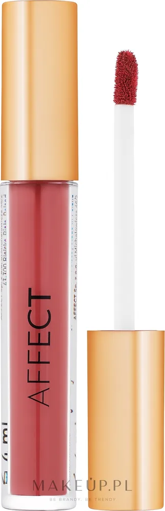 Матовая жидкая помада для губ Affect Cosmetics Liquid Lipstick Soft Matte, 4 мл, оттенок Zen