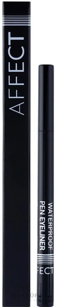 Подводка для глаз Affect Cosmetics Waterproof Pen Eyeliner, оттенок Black