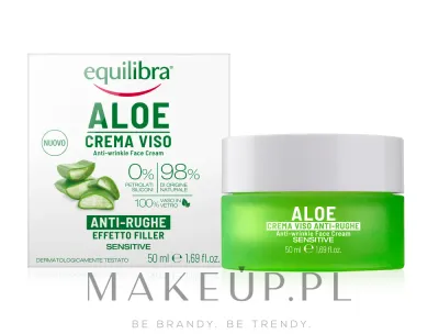 Крем для лица Equilibra Aloe Line с алоэ вера и гиалуроновой кислотой для зрелой кожи 50 мл