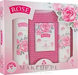 Набор Bulgarian Rose молочко для тела мыло и крем для рук с розовой водой 200 мл + 100 г + 50 мл — фото 1
