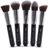 Набор кистей для макияжа Nanshy Face Brush Set Black 5 шт — фото 1