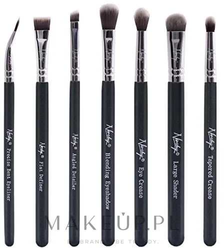 Набор кистей для макияжа глаз Nanshy Eye Brush Set Onyx Black 7 шт