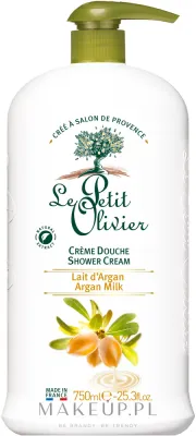 Крем для душа Le Petit Olivier Extra Gentle Argan Milk Shower Creams, с аргановым молочком, 250 мл