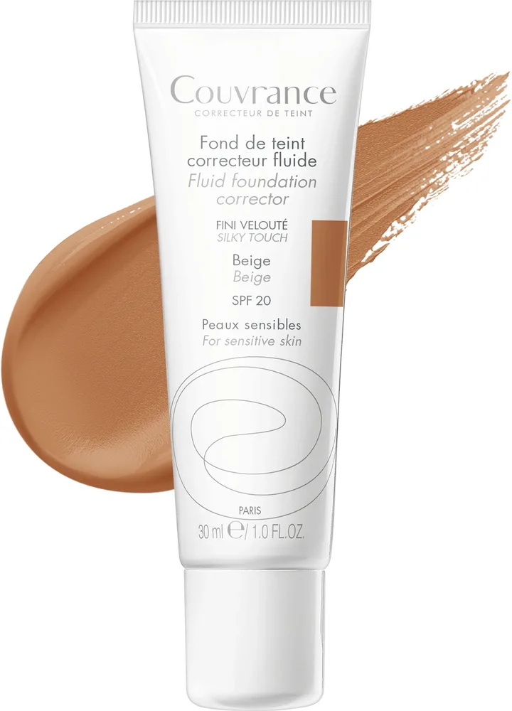 Тональный флюид Avene Foundation Corrector корректирующий SPF 20, 30 мл, оттенок 5.0 - Golden