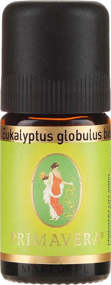 Эфирное масло эвкалипта Primavera Eucalyptus Globulus для ароматерапии, ванны и ухода за кожей 5 мл