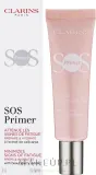 База под макияж для лица Clarins SOS Primer, с экстрактом морской лилии, 30 мл, оттенок Pink — фото 2