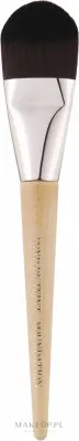 Кисть для макияжа Clarins Brush Fondo Tinta для жидких и кремовых средств, козий ворс, деревянная ручка