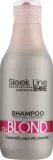 Шампунь для блонда Stapiz Sleek Line Blush Blond с розовым пигментом, керамидами и коэнзимом Q10, 1000 мл — фото 1
