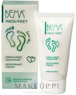 Крем для ног Bema Cosmetici Bema Love Bio Deodorant Cream дезодорирующий, при избыточной потливости, 75 мл