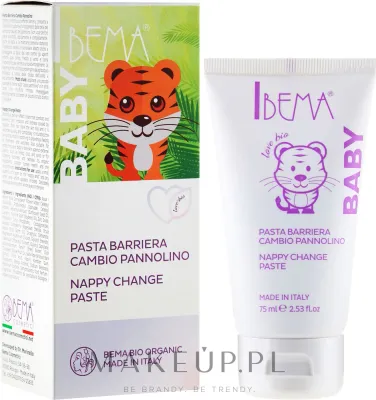 Крем под подгузник Bema Cosmetici Baby Love Bio Nappy Change Paste защитный, с маслами и дамасской розой, 75 мл