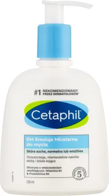 Эмульсия мицеллярная Cetaphil EM для умывания чувствительной кожи, для всей семьи, 250 мл, 500 мл
