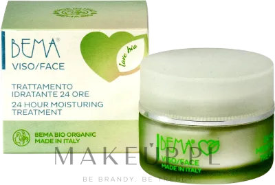 Крем для лица Bema Cosmetici Love Bio увлажняющий 24 часа с гамамелисом 50 мл