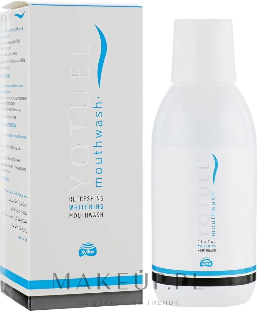 Ополаскиватель для полости рта Yotuel Whitening Mouthwash отбеливающий, с фторидом и ксилитолом, 250 мл