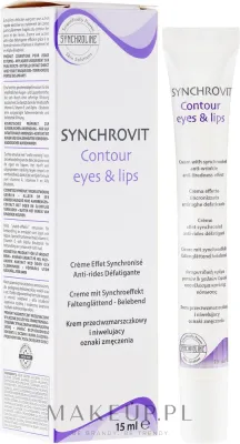 Synchroline Synchrovit Contour Eyes and Lips Cream крем для кожи вокруг глаз и губ против морщин с ретинолом 15 мл