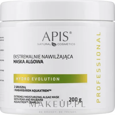 Альгинатная маска для лица APIS Professional Hydro Evolution с грушей и ревенем увлажняющая 200 г