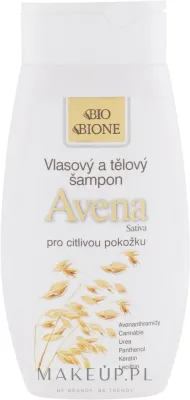 Шампунь для тела и волос Bione Cosmetics Avena Sativa Hair and Body Shampoo с экстрактом овса, увлажняющий, 260 мл