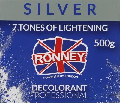 Пудра для осветления волос Ronney Professional Dust Free Bleaching Powder Classic, до 7 тонов, беспыльная, 2 x 500 г